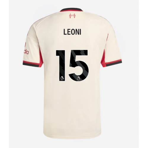 Billige Fotballdrakt Liverpool Giovanni Leoni #15 Replika Bortedrakt 2025-26 Kortermet Billige Fotballdrakt Liverpool Giovanni Leoni #15 Replika Bortedrakt 2025-26 Kortermet